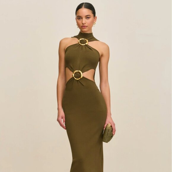 Cult Gaia Ambar Knit Dress in Nymph - Picture 1 of 7